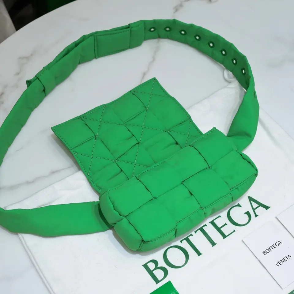 Mini tofu bag nylon is in stock ❗️BV | Healing nylon pillow, a must for fashionable boys💯 The new size Cassette mini model is so cute, swollen and fat, and the capacity is OK! One shoulder? Crossbody? A fanny pack? You can also adjust the shoulder straps to the size of an underarm bag, and you’re done! *And be considerate of yourself, love it, highly recommend it ๛Model number: 8952#mini size: 10x19x5cm